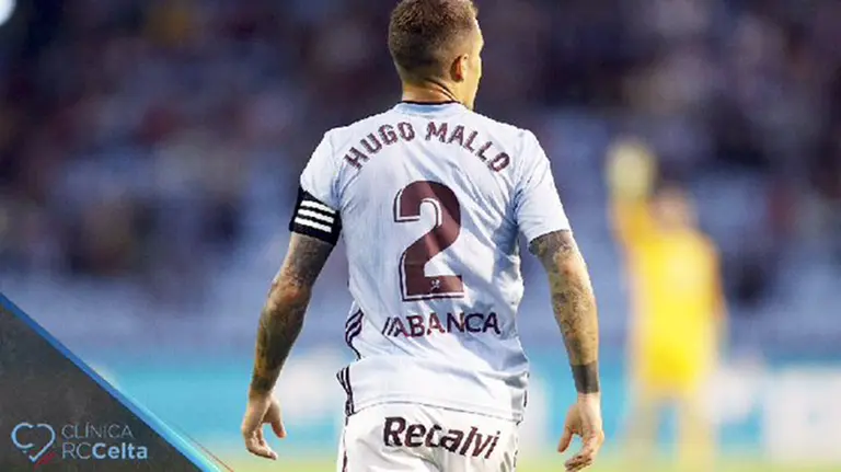 Imagen del jugador Hugo Mallo. @RCCelta.
