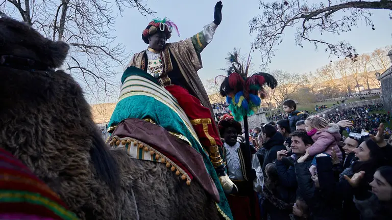 Llegada de los Reyes Magos a Pamplona. IÑIGO ALZUGARAY