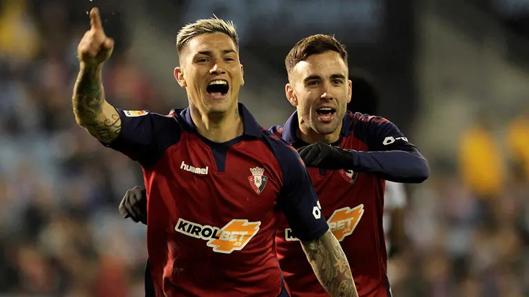 Partido disputado en Balaídos entre Osasuna y el Celta EFE