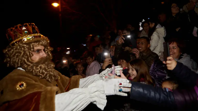 Cabalgata de los Reyes Magos en Pamplona. IÑIGO ALZUGARAY