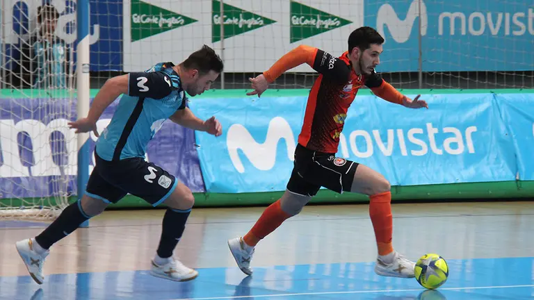 Lucas Tripodi en acción frente al Inter Movistar en Torrejón de Ardoz. Cedida.