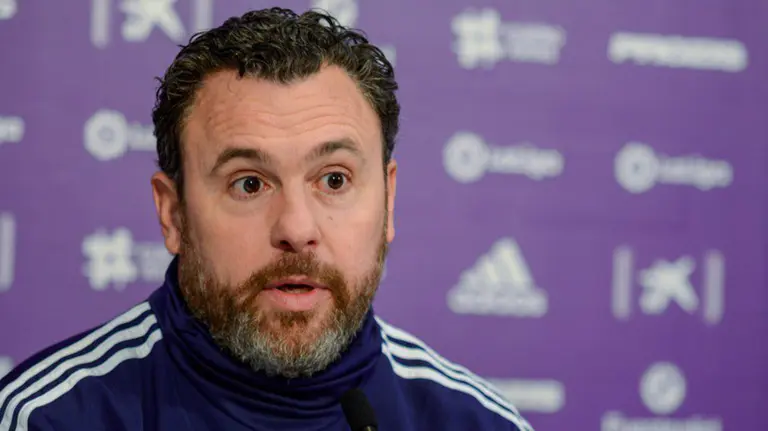 Sergio González es el entrenador del equipo castellano. @realvalladolid.