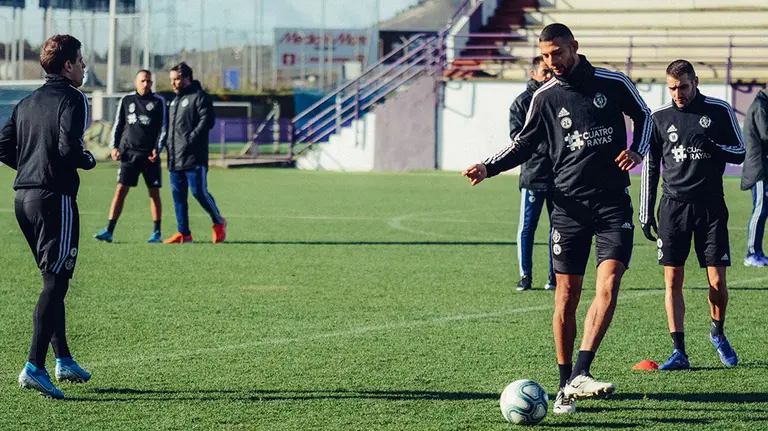 Entrenamiento del equipo de Sergio González en Zorrilla. @realvalladolid.