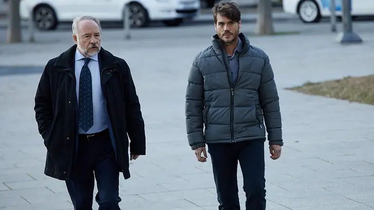 El expresidente de la Fundación Osasuna, Diego Maquirriain, en el comienzo del juicio por el &#39;Caso Osasuna&#39; en el Palacio de Justicia de Navarra. IÑIGO ALZUGARAY