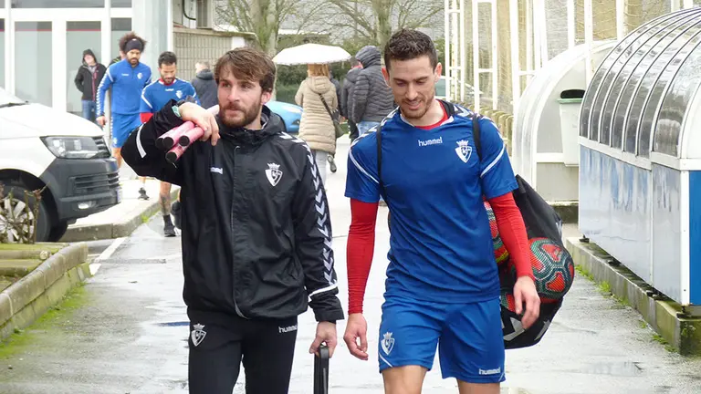 Kike Barja en las instalaciones de Tajonar. Navarra.com