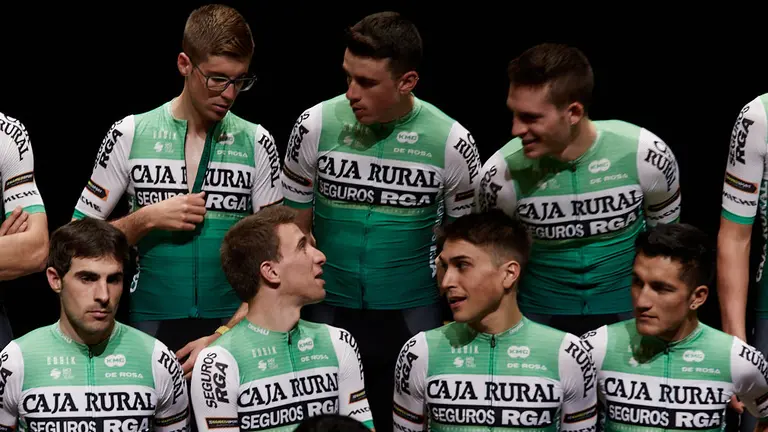 Presentación oficial del equipo ciclista Team Caja Rural Seguros RGA para la temporada 2020. IÑIGO ALZUGARAY