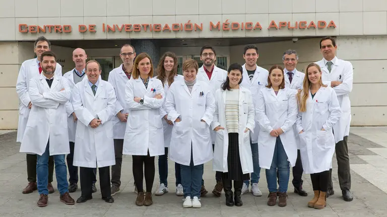 El equipo de investigadores del CIMA. CEDIDA