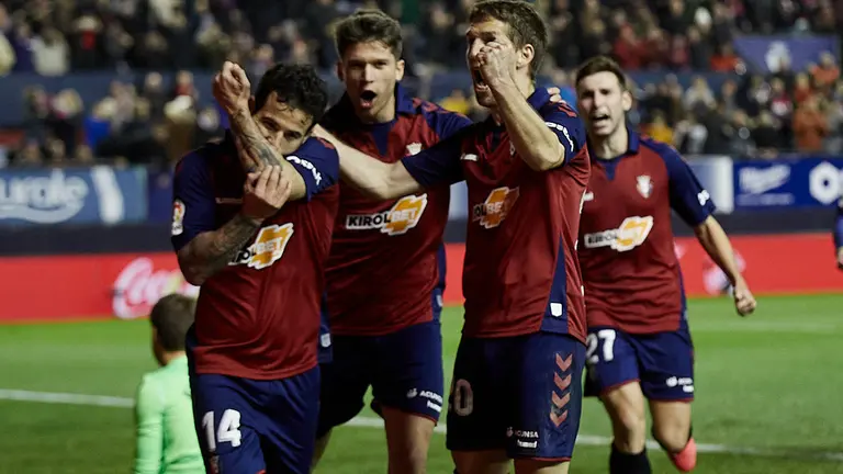 Partido de La Liga Santander entre Osasuna y Levante disputado en el estadio de El Sadar. IÑIGO ALZUGARAY
