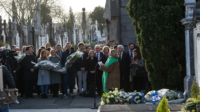 Responso por el político vasco del PP asesinado por ETA Gregorio Ordóñez, en San Sebastián (Euskadi/España) a 25 de enero de 2020.

25 de enero, Política, Terrorismo, Euskadi, País Vasco

1/25/2020