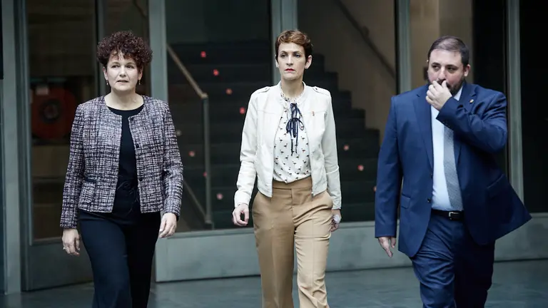 Acto conmemorativo del aniversario de la aprobación del restablecimiento de la Cámara de Comptos por parte del Parlamento. IÑIGO ALZUGARAY