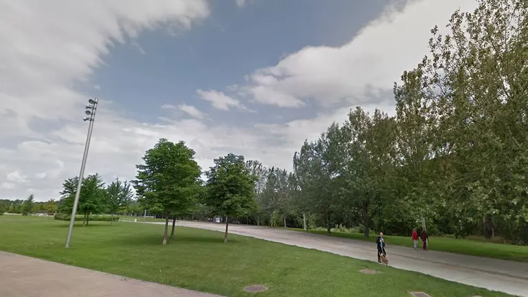 Parque La Ribera de Logroño, donde se ha encontrado el cadaver de la abuela de la niña encontrada muerta en un hotel. ARCHIVO