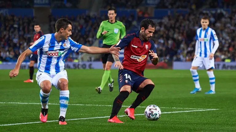 Partido de la Copa del Rey entre la Real Sociedad y Osasuna. MIGUEL OSÉS