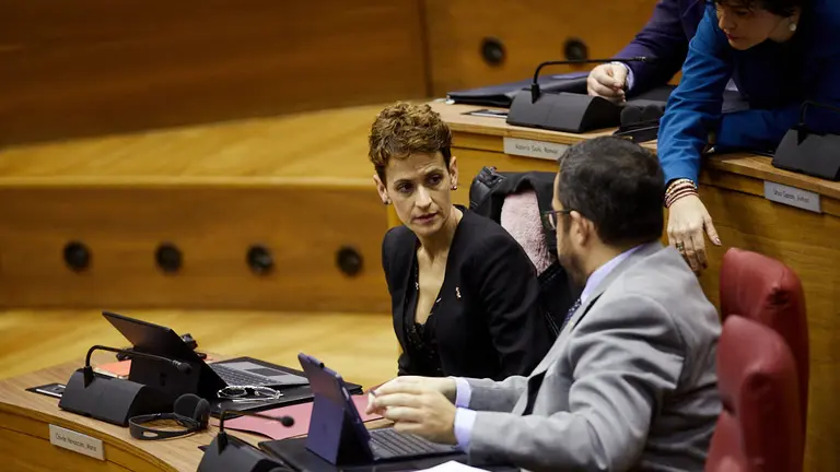 Pleno del Parlamento de Navarra. IÑIGO ALZUGARAY