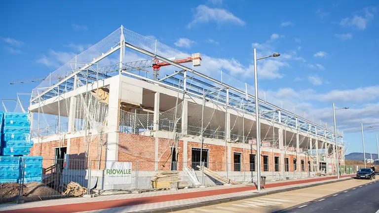 Obras del nuevo colegio de Mutilva. GOBIERNO DE NAVARRA