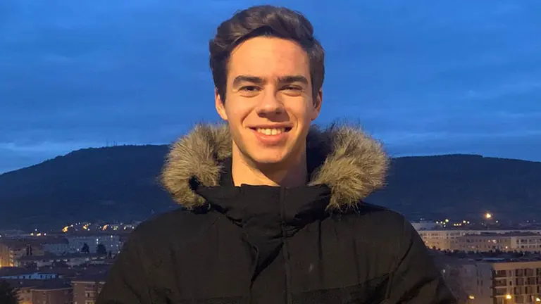 David Lecumberri Irisarri, ganador de la fase local. UPNA.