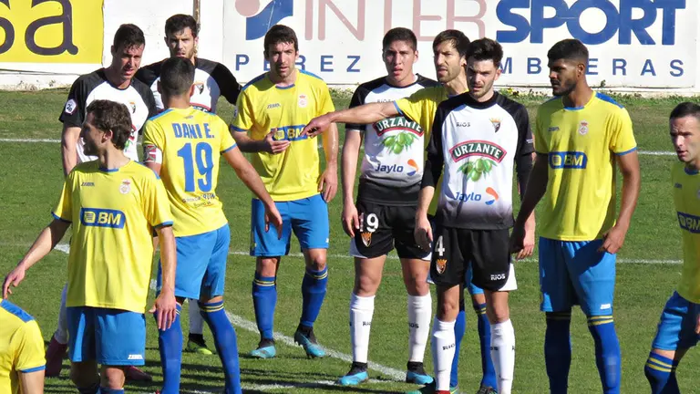 Partido Tudelano - Real Unión de Irún en Segunda B. Foto CD Tudelano.