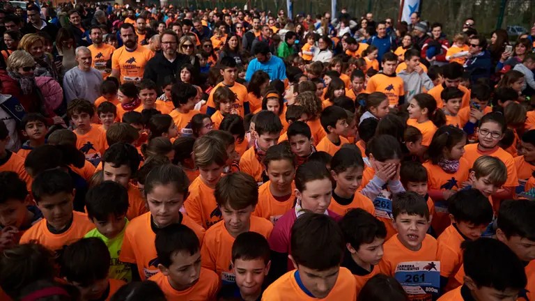 Carrera de los Valientes contra el cáncer en la Universidad de Navarra. MIGUEL OSÉS
