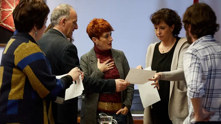 Debate de las enmiendas parciales presentadas al Proyecto de Ley Foral de Presupuestos Generales de Navarra para 2020. IÑIGO ALZUGARAY