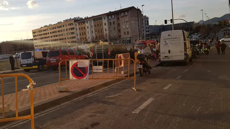 Accidente en Buztintxuri (4) CEDIDA