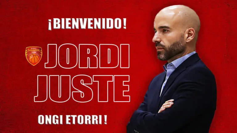 El catalán Jordi Juste ya entrena al Basket Navarra.