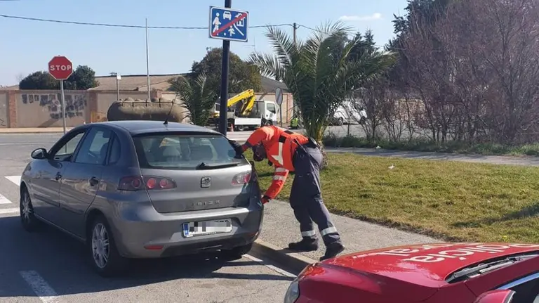 Conductora denunciada en Murchante POLICÍA FORAL