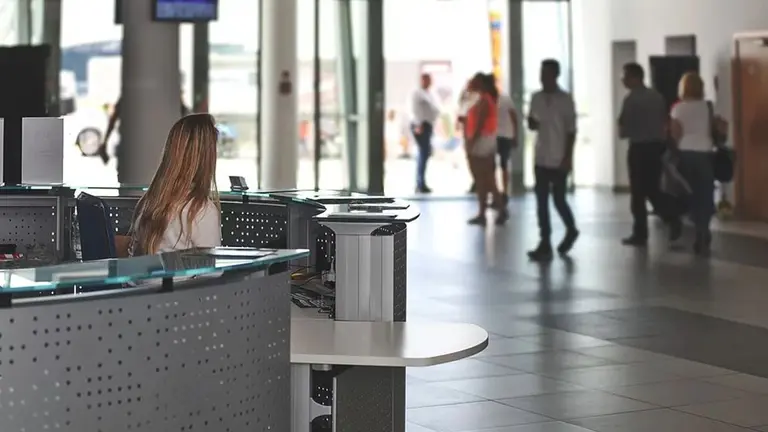 Secretaria de una empresa. ARCHIVO