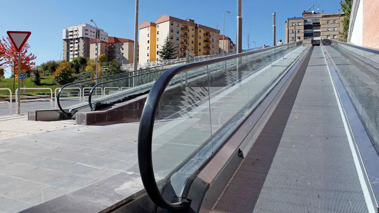 Rampa mecánica que une Azpilagaña con Iturrama. AYUNTAMIENTO DE PAMPLONA