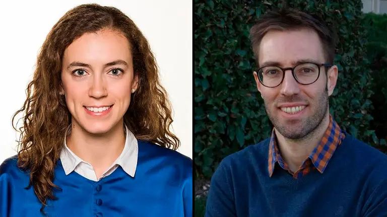 Los graduados de la Universidad de Navarra Mariana Serres e Iosu Rázquin CEDIDA