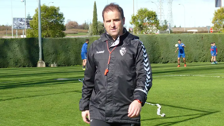 Jagoba Arrasate en las instalaciones de Tajonar. Navarra.com