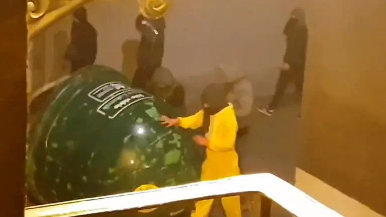 Disturbios en el Casco Antiguo de Pamplona protagonizados por jóvenes abertzales