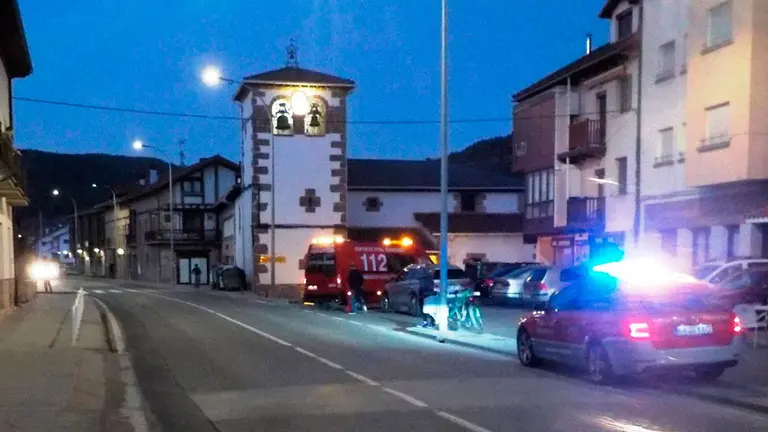 Policía Foral denuncia a un conductor por positivo en drogas tras atropellar a un peatón. POLICÍA FORAL