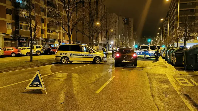 Control de tráfico de alcohol y drogas en Pamplona POLICÍA MUNICIPAL DE PAMPLONA