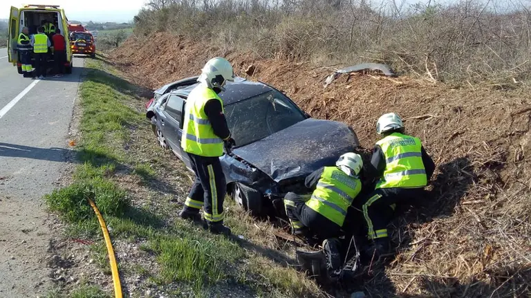 Accidente de tráfico en Dicastillo BOMBEROS DE NAVARRA