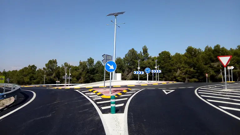 Nueva rotonda entre Peralta, San Adrián y Andosilla. GOBIERNO DE NAVARRA