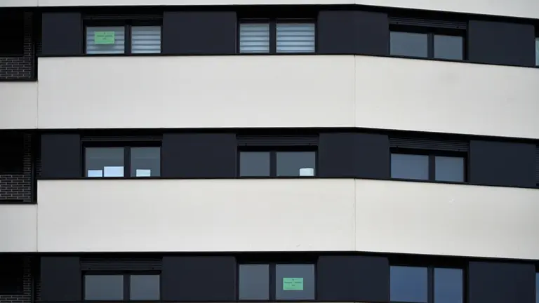 Solar de la Ripa de Beloso donde se pretenden construir unos bloques de viviendas. MIGUEL OSÉS