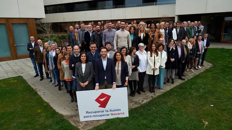 Presentación de la candidatura de Sergio Sayas a la presidencia de UPN que se decidira el proximo mes de Marzo. MIGUEL OSÉS