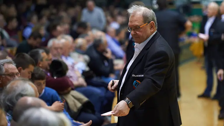 Partido de pelota en el Labrit entre Olaizola-Urrutikoetxea y Artola-Ímaz. MIGUEL OSÉS