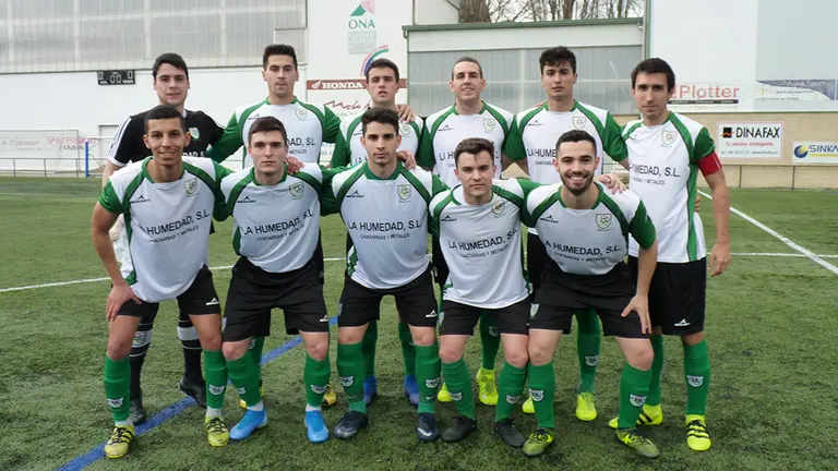 Equipo titular de Oberena ante el Infanzones de Obanos. Navarra.com