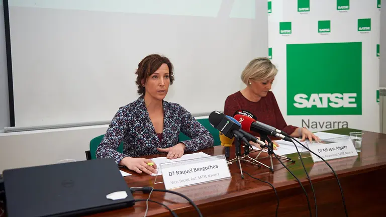 El Sindicato de Enfermería, SATSE, presenta su nueva estrategia para lograr la aprobación de una norma que permita acceder a las enfermeras a la jubilación anticipada de manera voluntaria. MIGUEL OSÉS