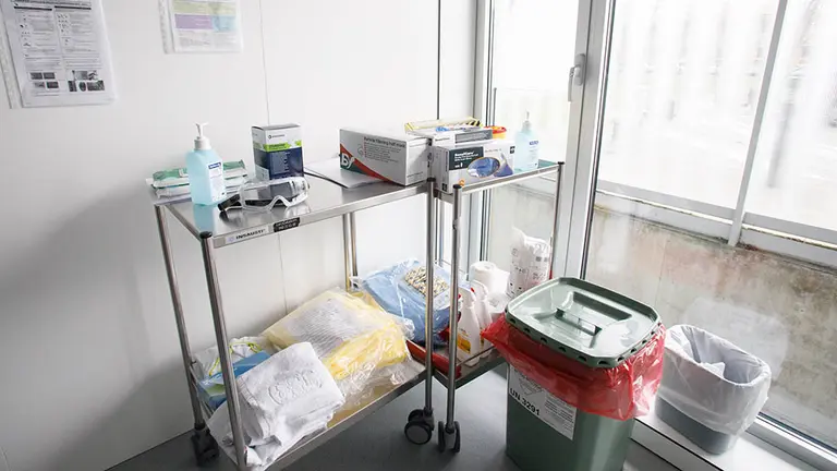 Equipo de protección para prevención de infecciones Urgencias CHN - coronavirus