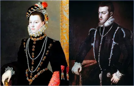 Isabel de Valois tercera esposa de Felipe II de España (IV de Navarra)