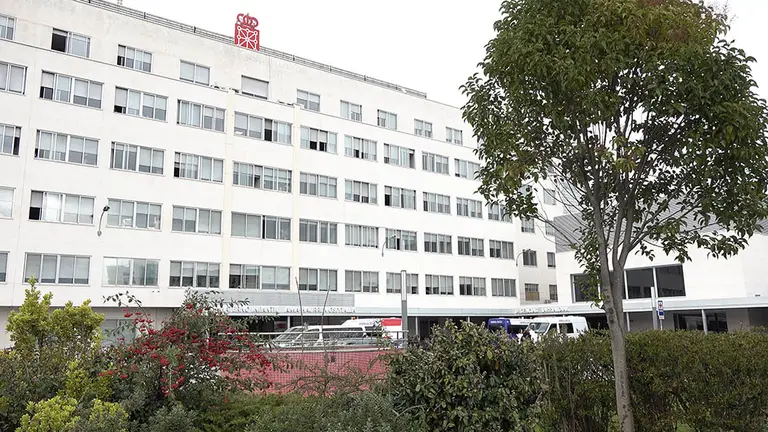 Vista del hospital Virgen del Camino de Pamplona en el Complejo Hospitalario de Navarra. coronavius