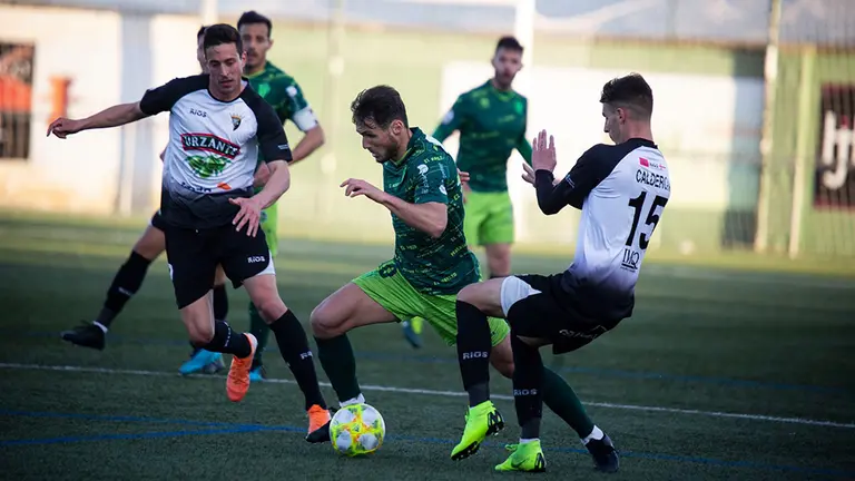 Partido de la Segunda división B entre el CD Guijuelo y el CD Tudelano. Facebook Guijuelo.