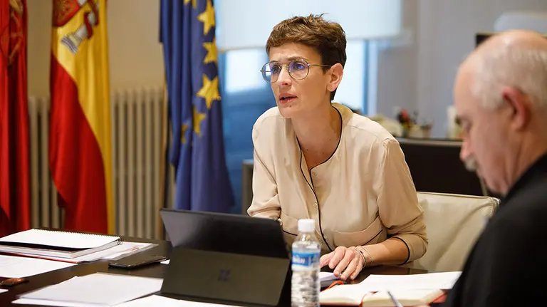 La presidenta del Gobierno de Navarra, María Chivite GOBIERNO DE NAVARRA