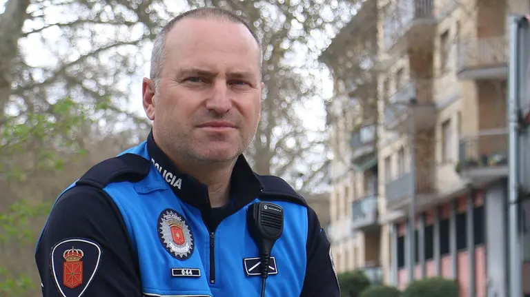 Patxi Martínez es el nuevo jefe de la policía municipal de Estella. Cedida.