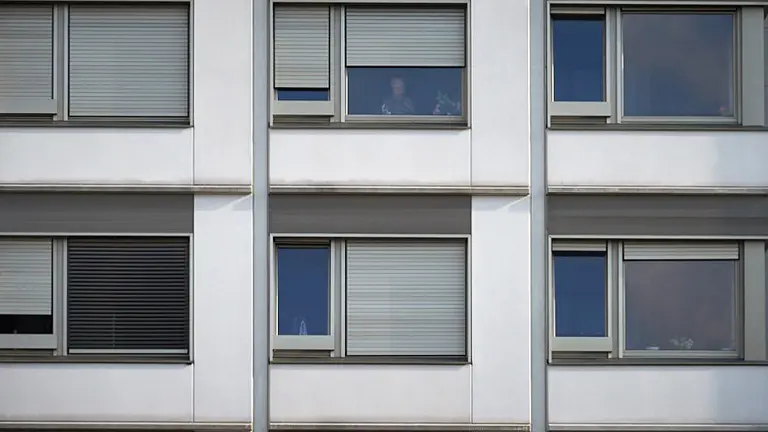 Residencia de ancianos de la Casa de Misericordia durante el confinamiento por el coronavirus y el estado de alerta. MIGUEL OSÉS