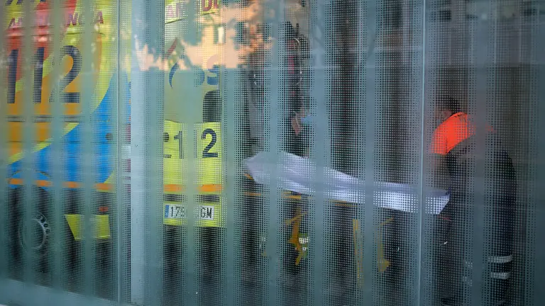 Urgencias, coronavirus, hospital, medicos, enfermos, covid19, pamplona, mascarilla. Miguel Osés