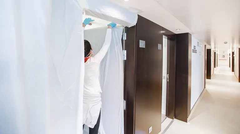 Adecuación del hotel NH Iruña Park para pacientes de coronavirus (2) GOBIERNO DE NAVARRA