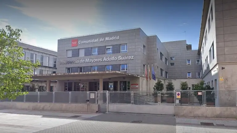 Residencia de personas mayores Adolfo Suárez en Madrid. Europa Press.