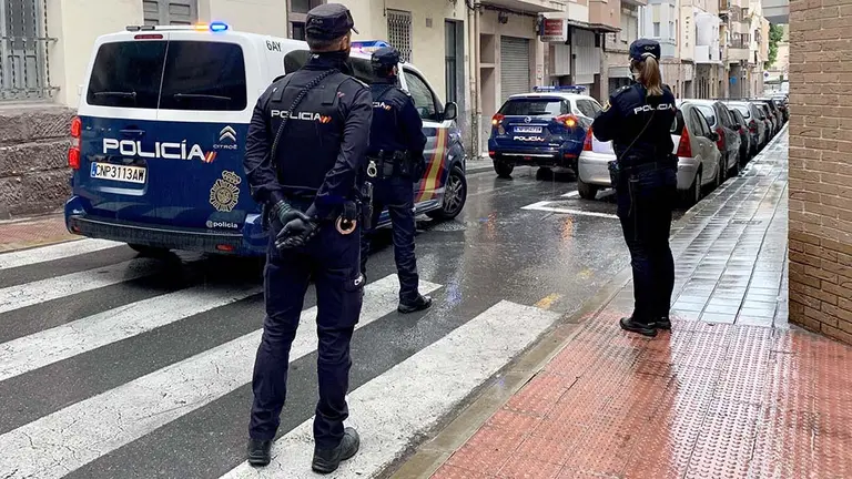 Actuación de la Policía Nacional durante el estado de alarma. EUROPA PRESS